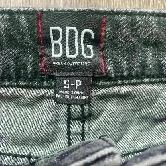 BDG Urban Outfitters Black Distressed Denim Skirt, size small - Picture 4 of 5